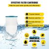 VEVOR Pool Cartridge Filter, 100Sq. Ft Filter Area Inground Pool Filter,Above Ground Swimming Pool Cartridge Filter System w/Polyester Cartridge,Corro