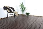 Plastic Interlocking Deck Tiles,44 Pack Patio Deck Tiles,12"x12" Square Waterproof Outdoor Flooring All Weather Use, Patio Floor Decking Tiles for Por