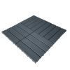 Plastic Interlocking Deck Tiles,44 Pack Patio Deck Tiles,11.8"x11.8" Square Waterproof Outdoor Floor All Weather Use, Patio Floor Decking Tiles for Po