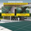 VEVOR Inground Pool Safety Cover, 20 x 42 ft Rectangular Winter Pool Cover, Triple Stitched, High Strength Mesh PP Material, Good Rain Permeability, I