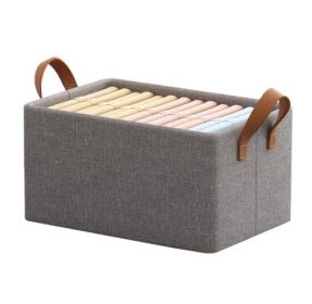 Fashion Storage Box Clothing Household (Option: Cationic Iron Frame-48X28X20cm)