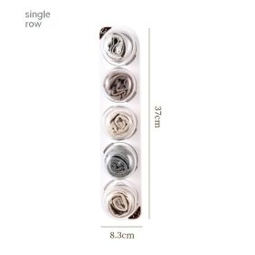 Underwear Storage Box Wall-mounted Panty Socks Storage Wall-mounted Capsule Punch-free Storage Rack Home Storage Gadget (Option: Single Row)