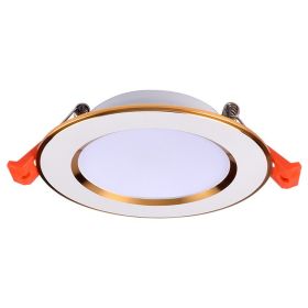 Creative Simple Anti-fog Straw Hat Downlight (Option: Warm white 3000K-2inches 3W)