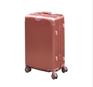 Aluminum Magnesium Alloy Trolley Case (Option: Classic Rose Gold-20 Inch)