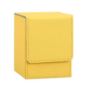Vertical Card Box Card Storage Box (Option: Yellow-100)