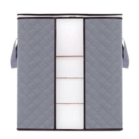 Large Capacity 150 L Quilt Clothing House-moving Luggage Organizer (Option: Grey-Vertical payment50x35x50cm-1pcs)