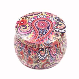 Household Fashion Personality 4oz Drum Jar (Option: Ethnic Style A6)
